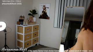 xbriannabellx babe in stockings handjob pussy