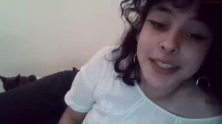 dreianova busty female pleases herself with sex toy