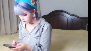 cute_dami charming babe masturbates shaved vagina