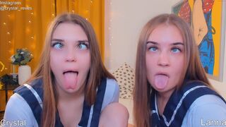 crystalreves playing with her ass and pussy