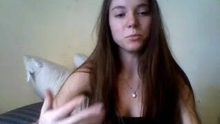 tinytatertot beautiful bitch fucks herself with a phallus