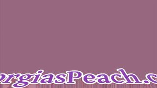 paypeaches big breasted slut fucks shaved cunt