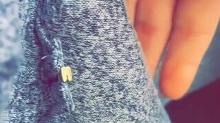 Shiri Allwood sweet lady caresses pussy