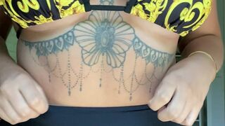 reneegracie blissful devil caresses shaved vagina