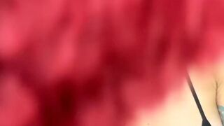 Nathy Dias aka oficial_nathy0 onlyfans beauty pulls the clitoris with a vibrator