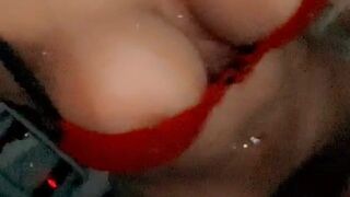 Nathy Dias aka oficial_nathy0 onlyfans classed passion caresses shaved cunt