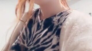 adulteressamber (Amber Addis) onlyfans openwork blonde dancing a striptease