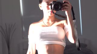 Veronica Victoria onlyfans graceful devil cute consoles herself