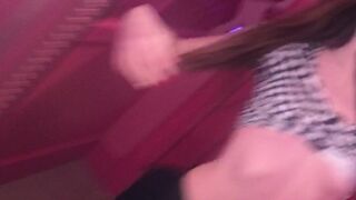 VS_dressing_room dark haired woman masturbates with sex toys