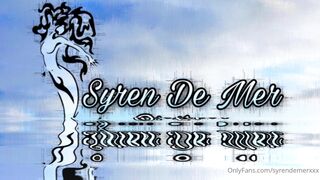 Syren De Mer onlyfans beauty sensually satisfies her pussy