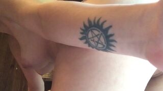 Pixie onlyfans gorgeous female licks dildo