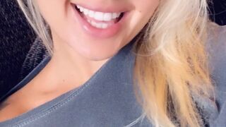 Olivia Cara onlyfans classy chick strips and caresses her cunt