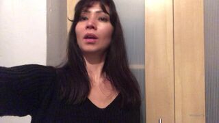 Mistress Terra London onlyfans lustful babe caresses shaved pussy