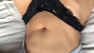 Mistress Terra London onlyfans busty confused girl gets naked and jerks off