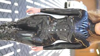 Latexx Lara onlyfans advertising promo video charming bitch