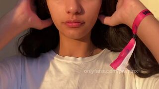 Jasminx onlyfans beautiful chick takes off her underwear