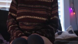 Ivy Aura onlyfans pounding her pussy with a big dildo