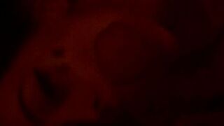 GothJock onlyfans big breasted passion rubs the body with oil