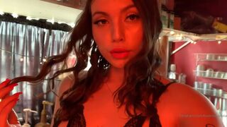 Favorite Barista onlyfans spicy chick exposes sexy body