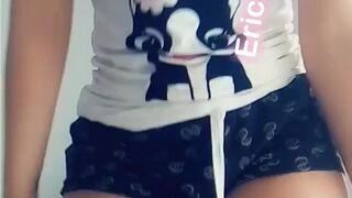 Erica Fontes onlyfans busty young lady removes her panties