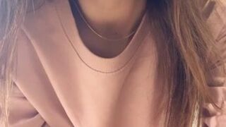 Ellie Leen onlyfans busty babe gently caresses her pussy