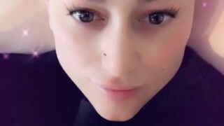 Daizha Morgann onlyfans busty young lady caresses nipples