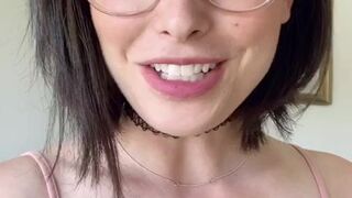 Casey Calvert onlyfans stroking boobs