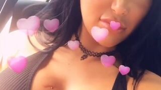 August Taylor onlyfans busty brunette