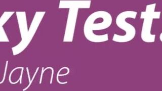 Amber Jayne onlyfans elegant blonde dabbles with dildo