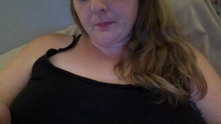 canadiane redhead babe caresses natural tits