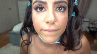 Lena Babe in stockings fucks ass