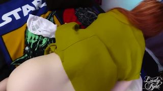 Lady Fyre Cute passion is naughty with sex toys