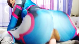 Felicia Vox Bbw fondles her cunt and nipples