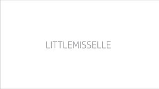 LittleMissElle Charming girl tolerably kneads the vagina