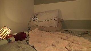 QueenOfStretch Insatiable bitch fucking with two