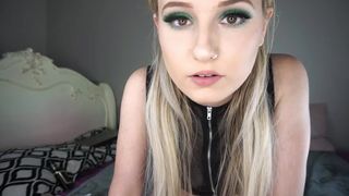 Lena Spanks Ardent babe jerks off in  private e