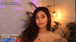 novacyy playing with a vibrator