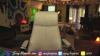 sexyhippiechick exquisite devil passionately masturbates vagina