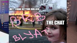 _mey_chan pissing a little leaning on the back of the chair