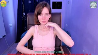 anastasia_shy cute babe in stockings massages vagina with hand