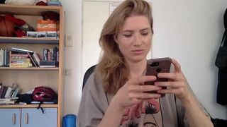 kosherpussy cute blonde erotically posing in stockings