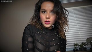 Christy Berrie  tasty babe fucks her anus