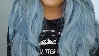 Brooke Spearz cute bitch masturbates with a vibrator