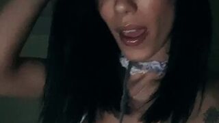 Alice Marques   classy chick strips and caresses her cunt