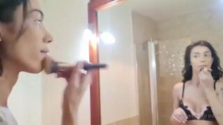 Alice Marques  busty confused girl gets naked and jerks off