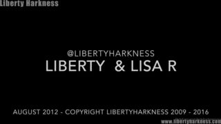 Liberty Harkness  bitch undresses erotically