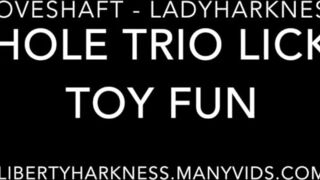 Liberty Harkness  sweet chick fucked in the ass by different devices