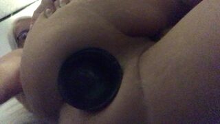 Liberty Harkness  blonde passion caresses shaved pussy