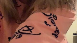 Jodie Lawson   beautiful girl eagerly rubs her clit