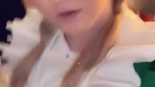 Chelsea Marie aka xxxchelseamarie amazing female caresses shaved pussy